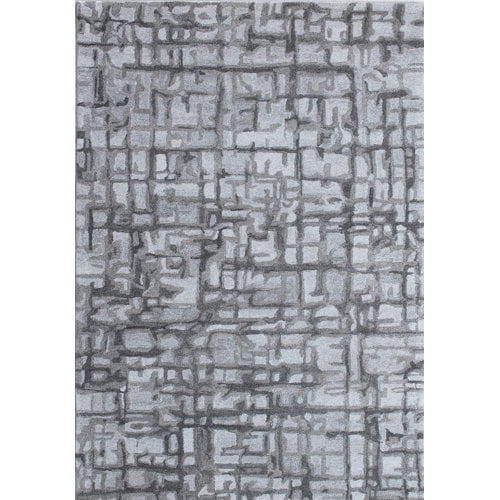 Crescent Drive Rug Company Posh Hand-Woven Gray Area Rug