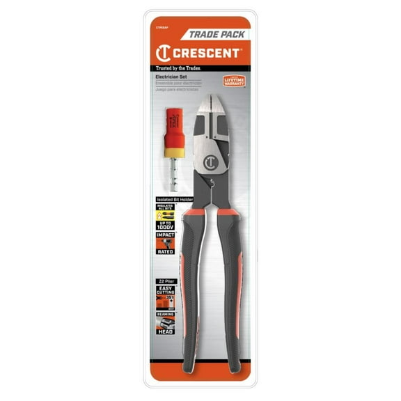 Crescent Eshok Guard And Plier Electrician Set 2Pc