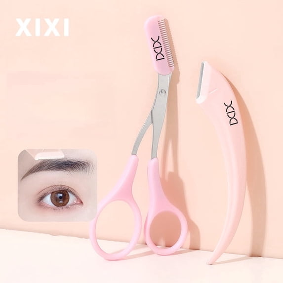 AiFlin Beginner Trimming Tools Eyebrow Razor Women's Eyebrow Grooming Kit 2 Piece