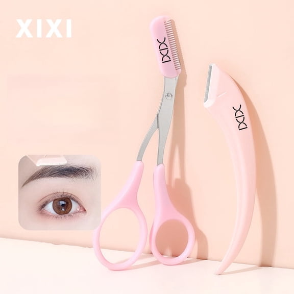 AiFlin Eyebrow Razor Beginner Trimming Tools Women's Eyebrow Grooming Kit 2 Piece