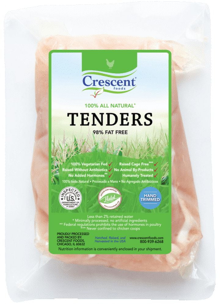 Crescent Foods Chicken Breast Tenders | Approx. 8.8 lbs. | 40-56 Pieces