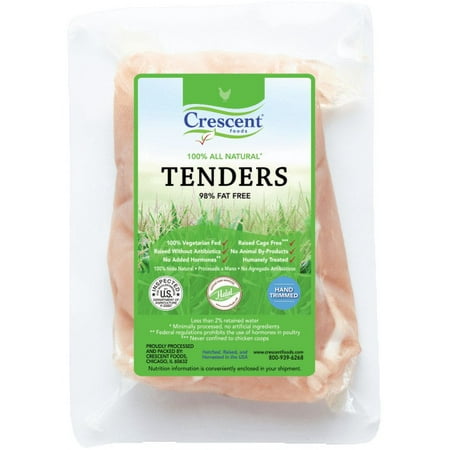 Crescent Foods Chicken Breast Tenders | Approx. 8.8 lbs. | 40-56 Pieces