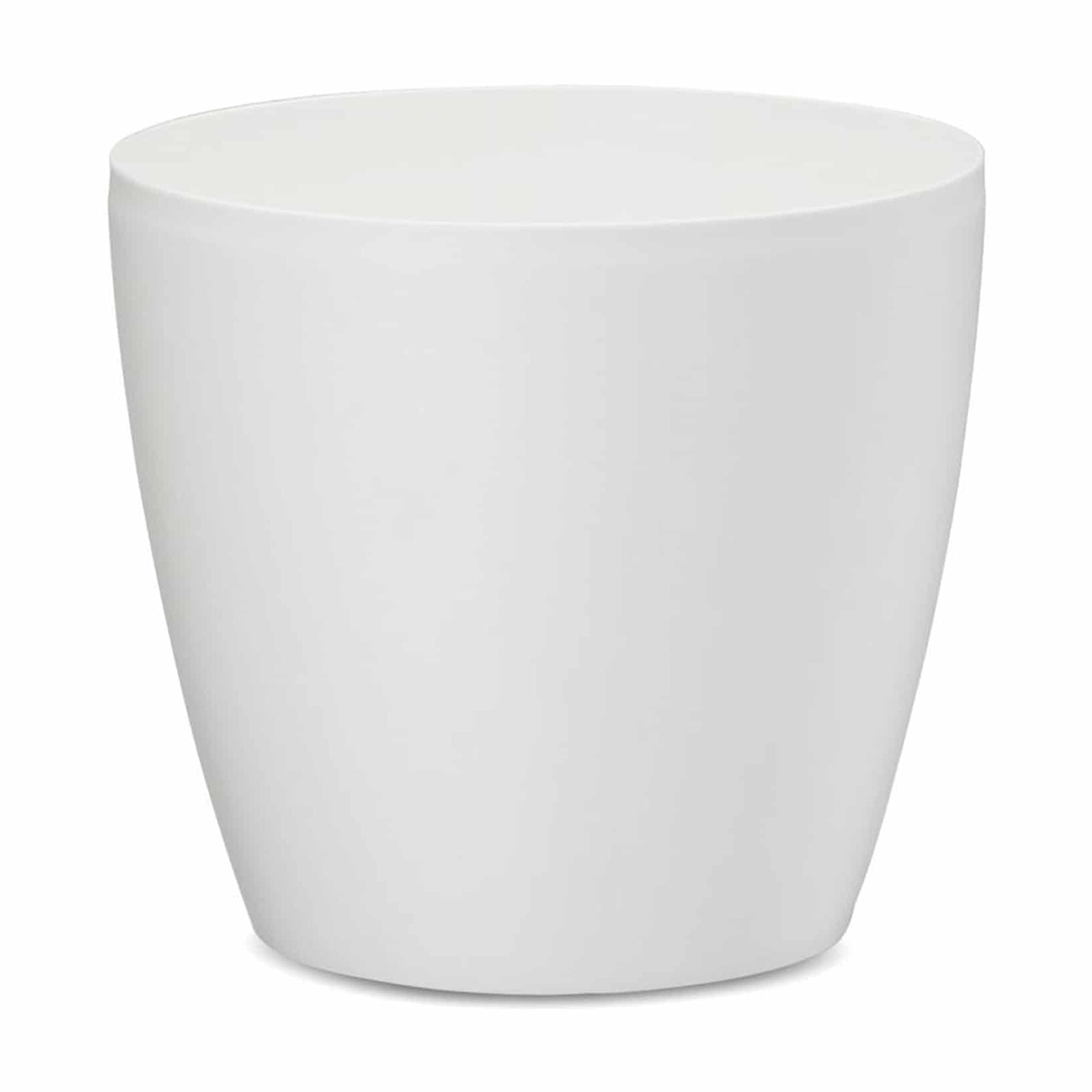 Crescent Garden 18'' Eva Planter - White