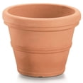 thumbnail image 1 of Crescent Garden (#BC2614SC34) Turin Planter, Terra Cotta 14", 1 of 3
