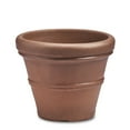 thumbnail image 1 of Crescent Garden Brunello Classic Rolled-Rim Planter, 16â (Rust), 1 of 6