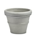 thumbnail image 1 of Crescent Garden Brunello Classic Rolled-Rim Planter 16” (Weathered Concrete), 1 of 6