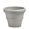 thumbnail image 1 of Crescent Garden Brunello Planter Pot, Classic Rolled-Rim12” (Weathered Concrete), 1 of 7