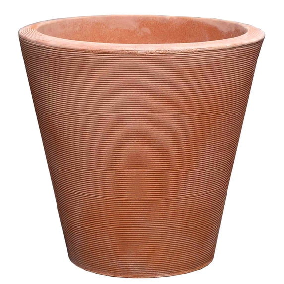 Crescent Garden Madison Indoor and Outdoor Planter 20" - Weathered Terracotta