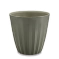 thumbnail image 1 of Crescent Garden Pleat Modern Pleated Indoor and Outdoor Planter 23 in - Slate, 1 of 4