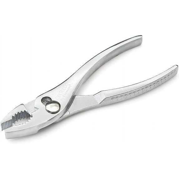Crescent 6 in. Alloy Steel Slip Joint Curved Pliers Silver 1 pk