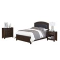 thumbnail image 1 of Crescent Hill Leather Upholstered Bed, Night Stand, & Chest-Size:Queen, 1 of 4