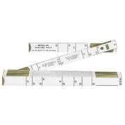 Crescent Lufkin 5/8" x 6 Red End Masonry Wood Rule - 646LN