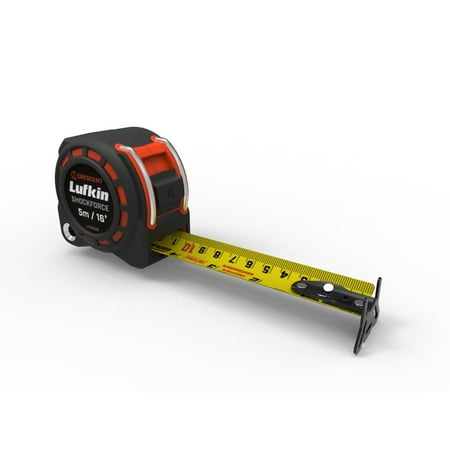 Crescent Lufkin L1116Cme Shockforce Tape Measure, 5M/16 Ft. X 1-3/16 In.