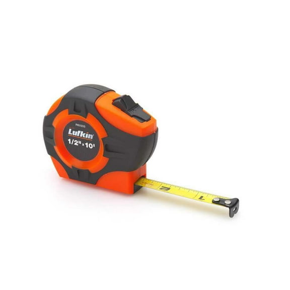 Crescent Lufkin PHV1316N Tape Measure, 16 ft L x 3/4 in W Blade, Steel Blade, Orange