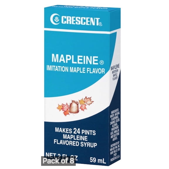 Crescent Mapleine Imitation Maple Flavor 2 fl oz (Pack of 8)