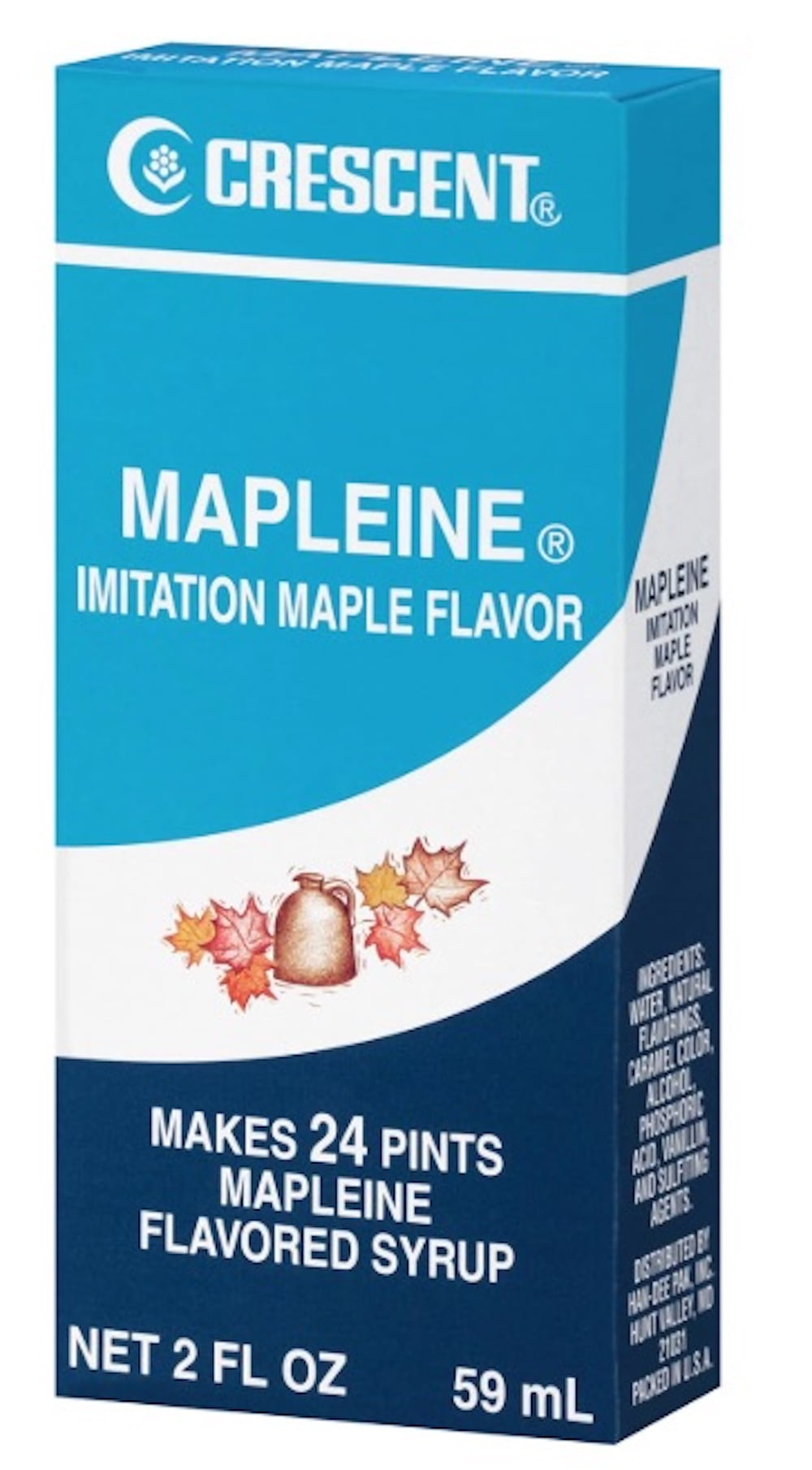 Crescent Mapleine Imitation Maple Flavor 2 fl oz (Pack of 96)