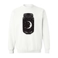 thumbnail image 1 of Crescent Moon And Star! Sweatshirt Women -Image by Shutterstock, Female Small, 1 of 4