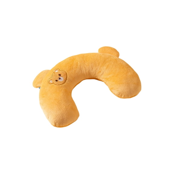 Crescent Moon Pet Bed Pillow - Plush Semi-Moon Cushion for Cats & Small Dogs, Comfortable Sleeping Pillow for Pets, Soft & Cozy