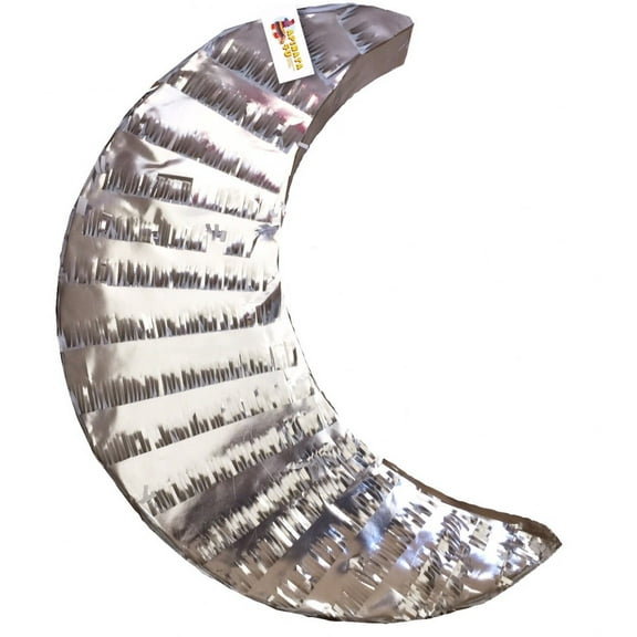 Crescent Moon Silver Pinata