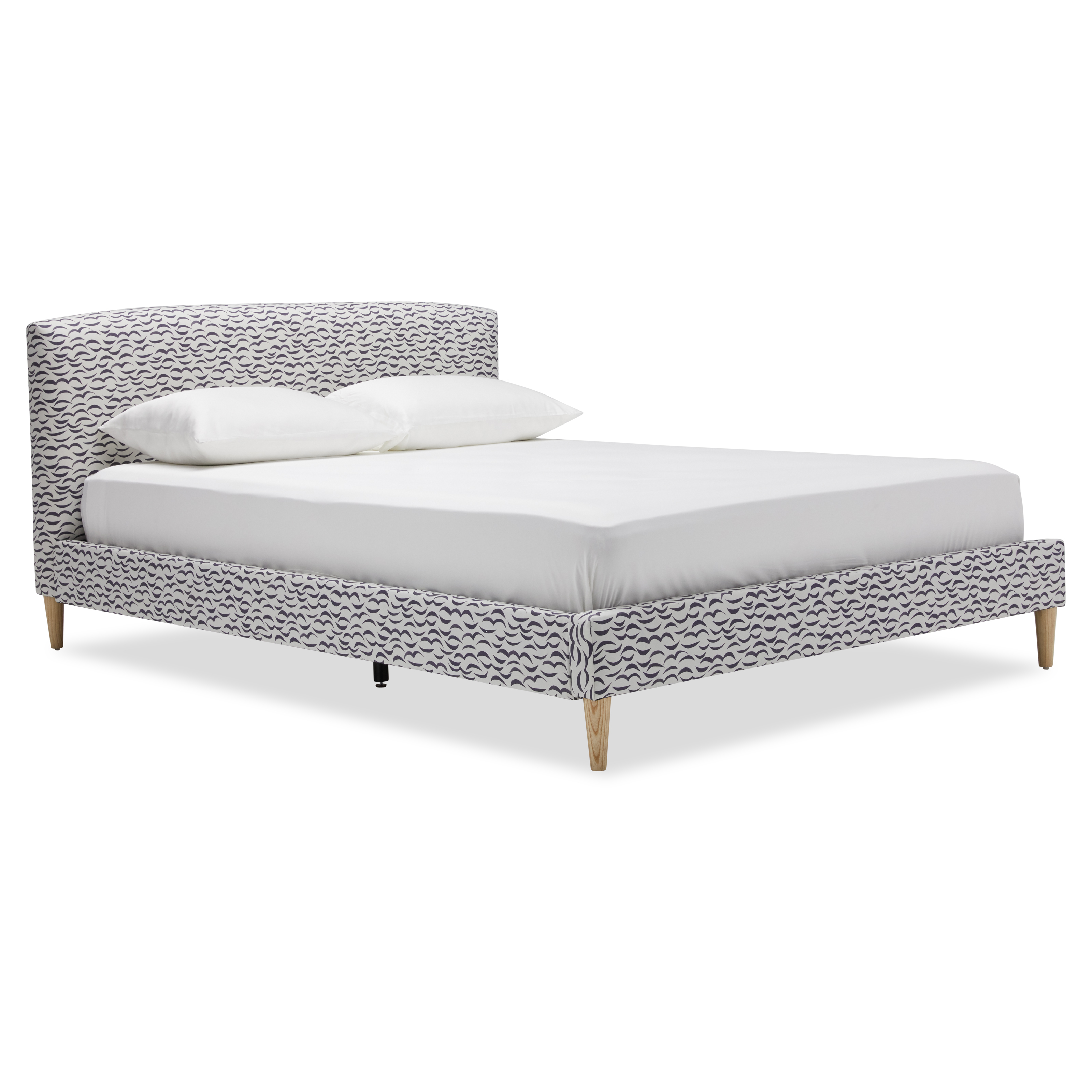 Crescent Moon Upholstered Platform Bed, Multiple Sizes by Drew Barrymore Flower Home - image 1 of 10