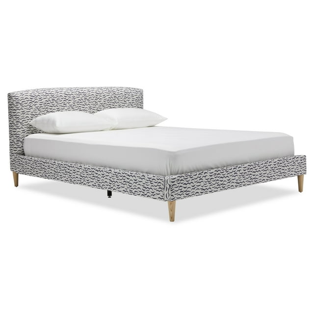 Crescent Moon Upholstered Platform Bed, Multiple Sizes by Drew Barrymore Flower Home