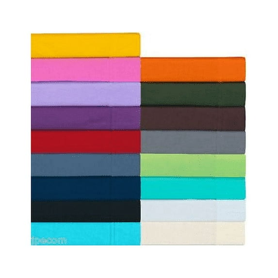 Crescent Multiple Colors – Zippered Body Pillowcase- 100% Cotton 200 Thread Count 21"x 54"