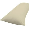 thumbnail image 1 of Crescent Multiple Colors - Zippered Body Pillowcase- 200 Thread Count 21"x 54" (Beige), 1 of 3