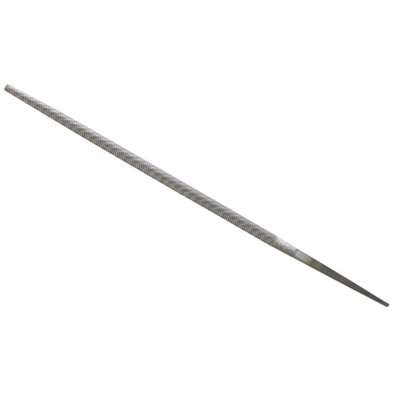 Nicholson Round Hand File Without Handle, Single Cut, American Pattern, Bastard Cut, 10" Length