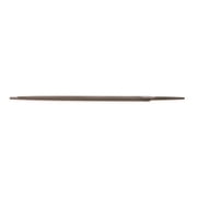 Nicholson Triangular Double Extra Slim Taper Hand File Without Handle, Single Cut, American Pattern, 6" Length