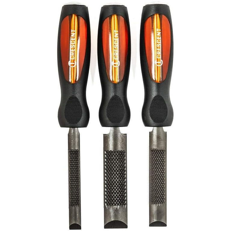 Nicholson 3 Pc. 4-in-1 Combination Chisel and Wood Rasp Set - Hand