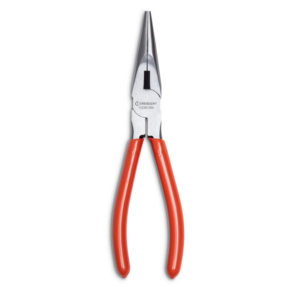 Crescent Plier 8In Long Chain Nose Dipped Grip