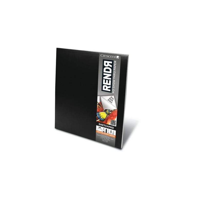 Crescent® RENDR® Hard-Cover Drawing Pad, 8 x 8