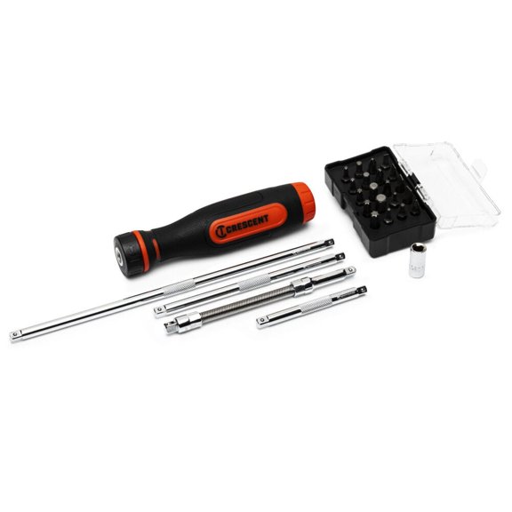 Crescent Ratcheting Bit Driver Set 26Pc