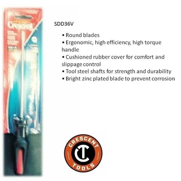 Crescent Sdd36V Dura-Driver ElectricianS Round Screwdriver 3/16'' Sd 10-1/4'' L