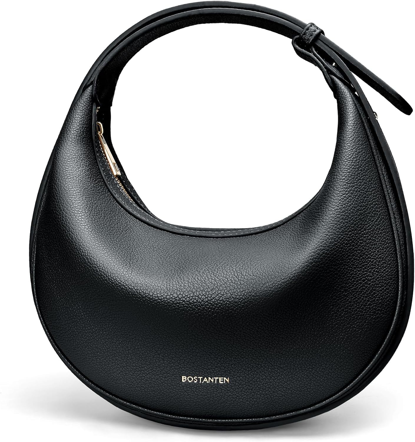 Crescent Shoulder Bag for Women Trendy Crossbody Hobo Purse Vegan Leather Clutch Handbag Adjustable Strap