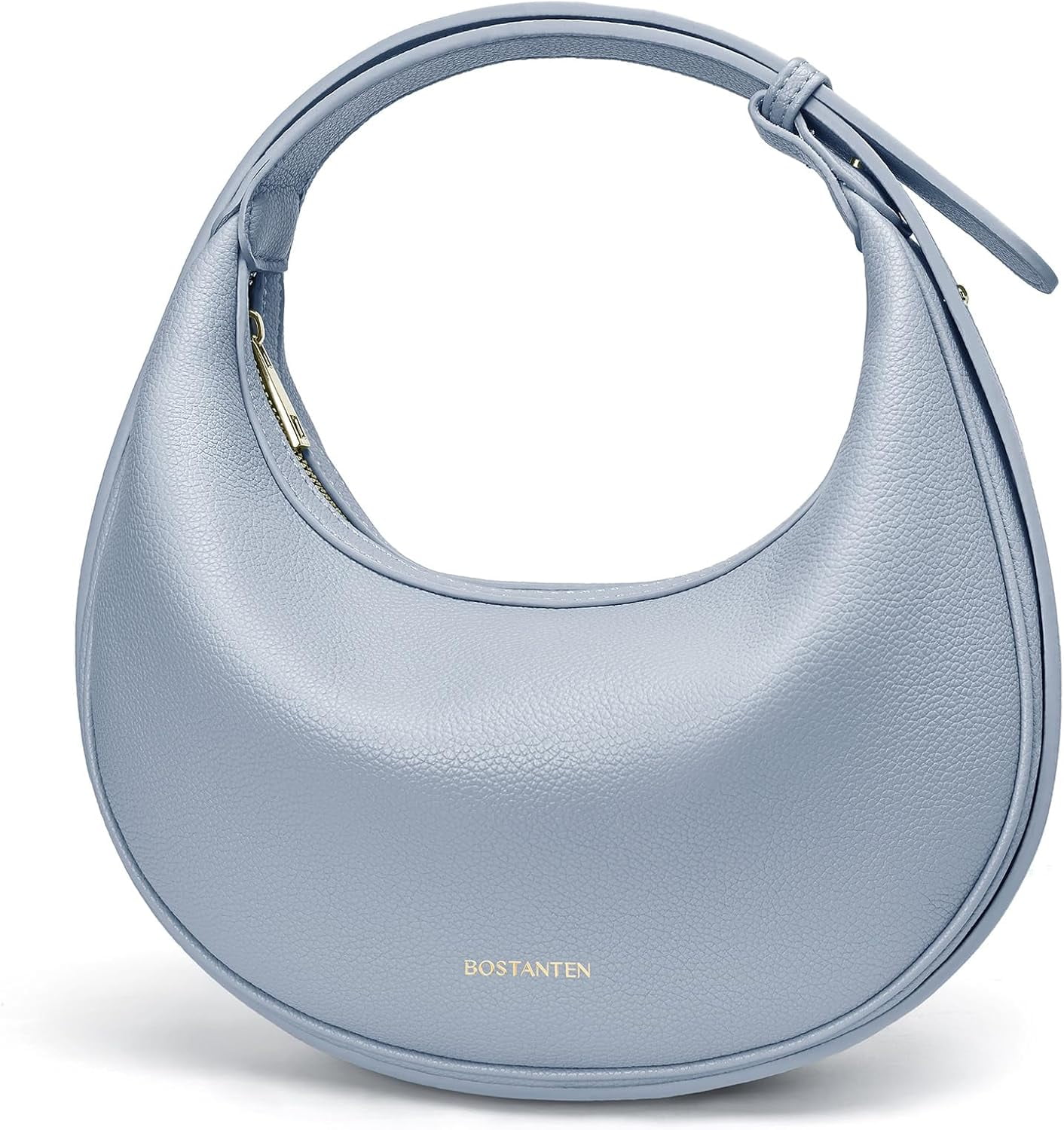 Crescent Shoulder Bag for Women Trendy Crossbody Hobo Purse Vegan Leather Clutch Handbag Adjustable Strap