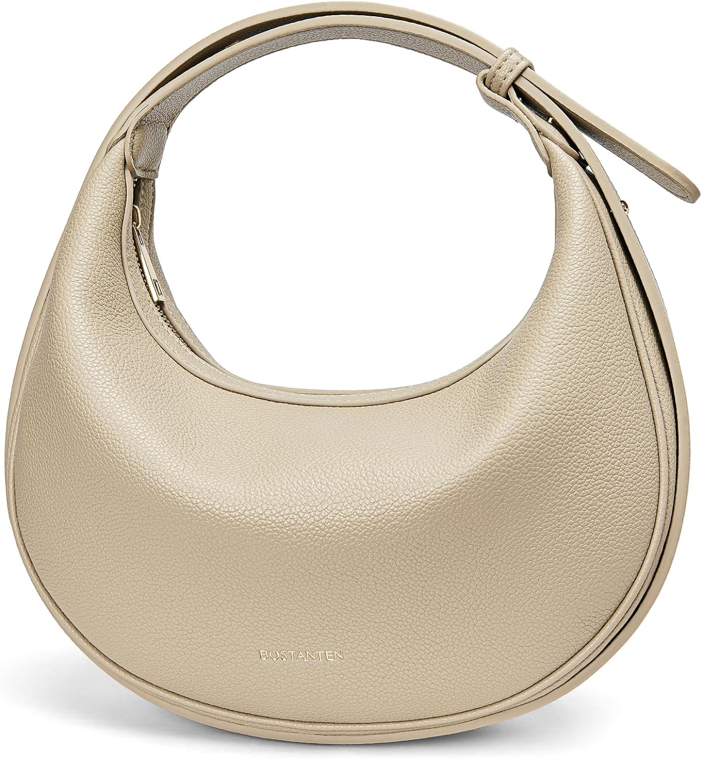 Crescent Shoulder Bag for Women Trendy Crossbody Hobo Purse Vegan Leather Clutch Handbag Adjustable Strap