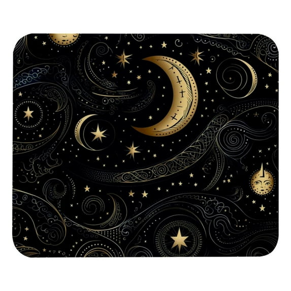 Crescent Sign Square 8.3x9.8 Inch Non-Slip Rubber Bottom Printed Desk Mat Gaming Mousepad Mouse Mat for Office and Gaming