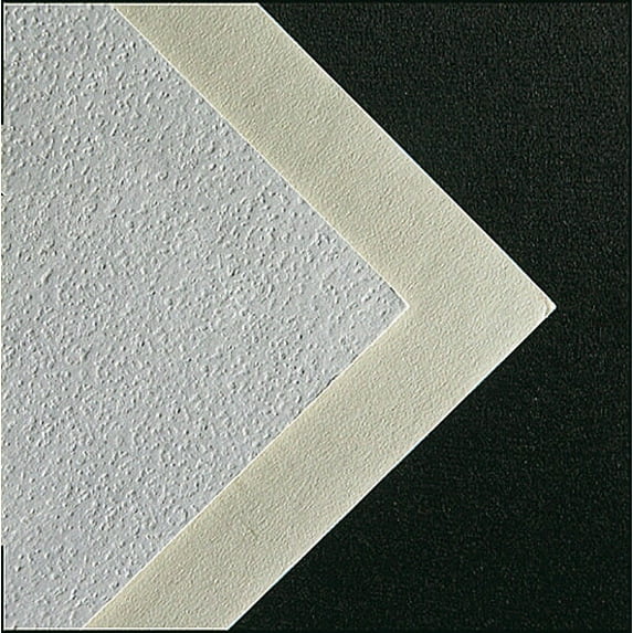 Crescent Smooth Surfaced Melton Mounting Board, 22 X 28 in, 14-Ply Thickness, White/Gray, Pack of 10