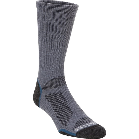 Hiwassee Men's Light Weight Tech Crew - Charcoal / Blue