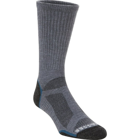 Hiwassee Men's Light Weight Tech Crew - Charcoal / Blue
