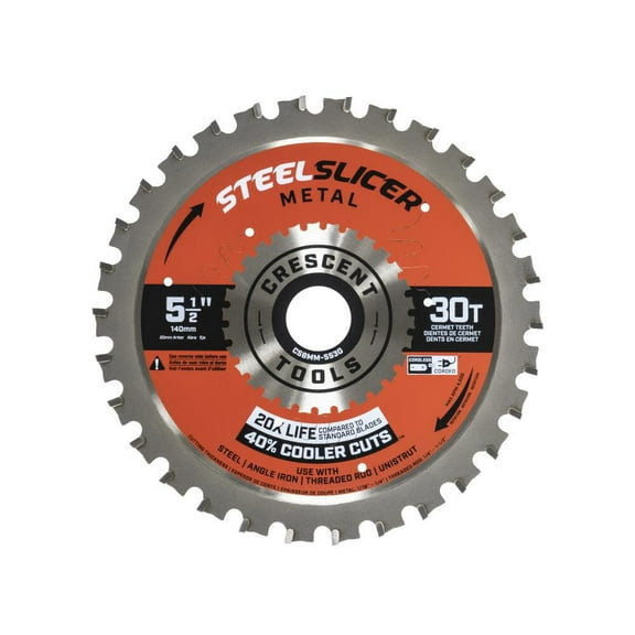Crescent Steelslicer Medium Metal 5 1/2 In 30T Circular Saw Blade