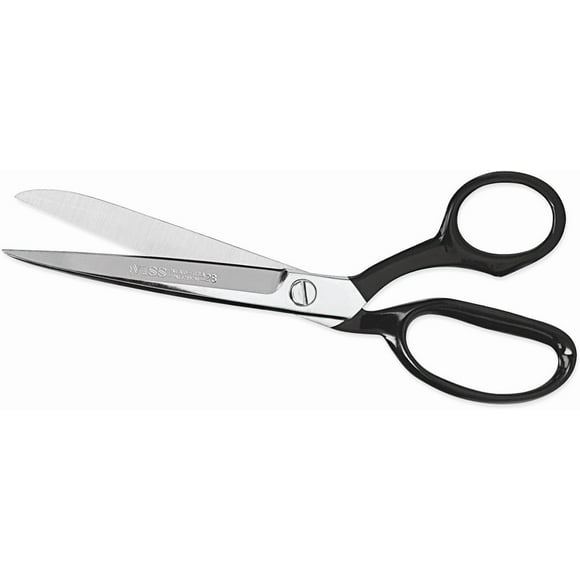 Crescent Wiss 8-1/8" Industrial Bent Trimmers - Heavy Duty Scissors Cutting Tool for Sewing Fabric, Carpet, Drapery, Upholstery - Professional Shears - 428N