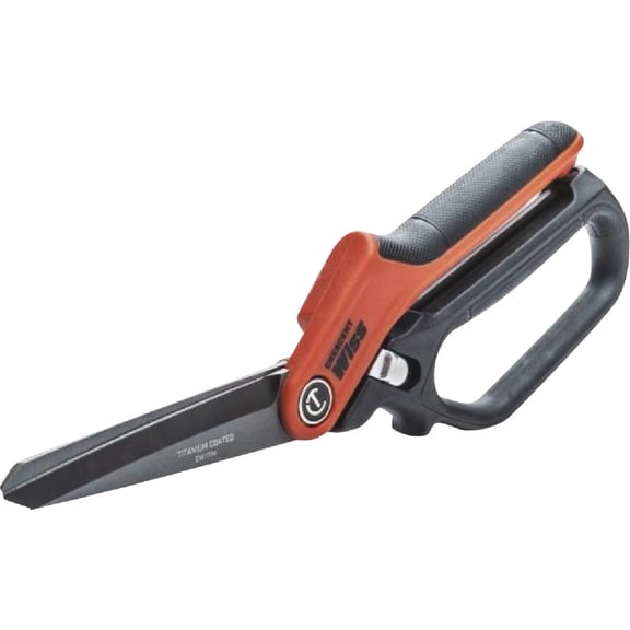 Crescent Wiss Heavy-Duty Titanium Coated Single Ring Tradesman Shears - Pack of 2