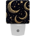 thumbnail image 1 of Crescent moon symbol LED Square Night Light - Compact and Energy Efficient Illumination for Bedrooms and Bathrooms - Plug-in Wall Lamp with Auto Sensor, 1 of 6