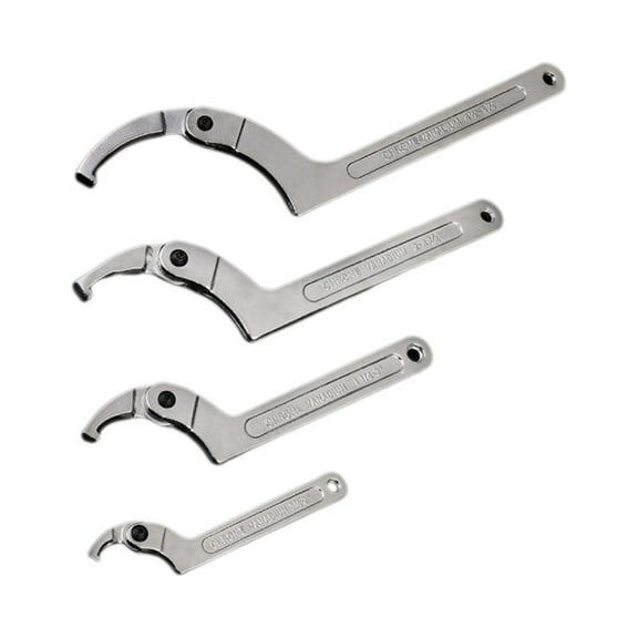HOT Crescent Wrench Set Adjustable C-Pin Hook for Tightening and Locking of Vehicle Mechanical Square Heads