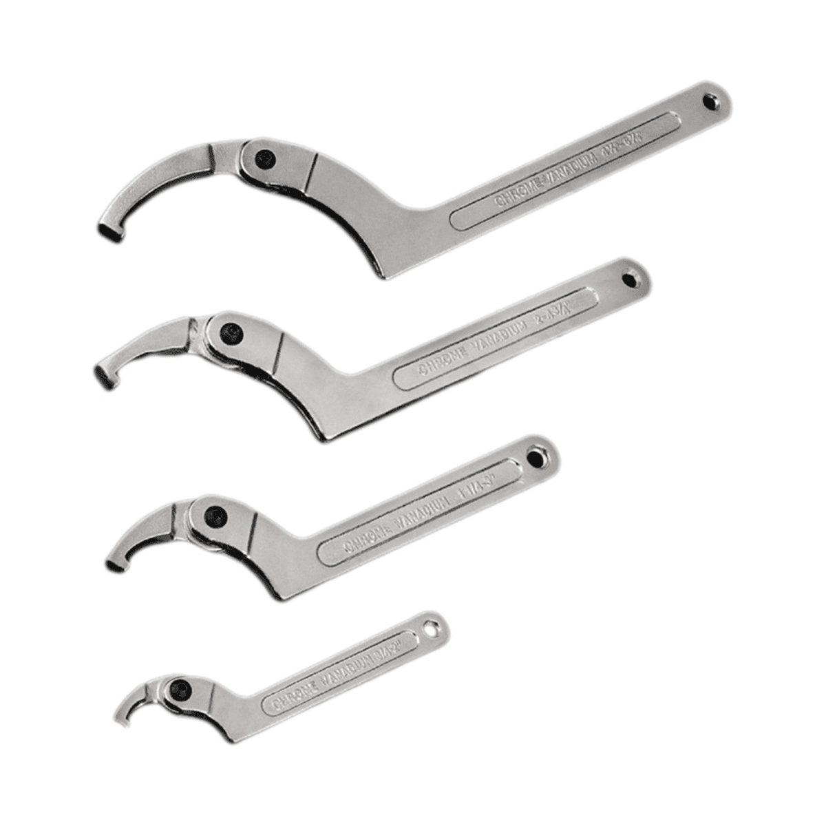 Crescent wrench set Adjustable Cpin wrench Hook wrench Square heads