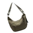 thumbnail image 1 of Crescents Bag Crossbody Bag Slings Bag Purses for Women Men Trendy Slouchy Dumpling Bags Half Moon Shape Shoulder Bag, 1 of 9