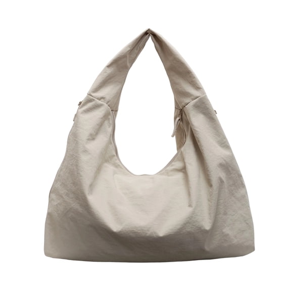 Crescents Shoulder Bags for Women Lovely Hobos Toted Handbag Under the Arm Purse Nylon Clutches Purses with Zipper