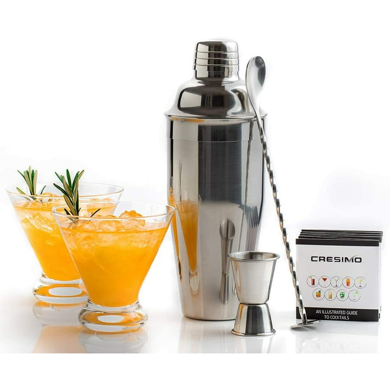 https://i5.walmartimages.com/seo/Cresimo-24-Ounce-Stainless-Steel-Cocktail-Shaker-with-Martini-Glasses-Jigger-Spoon_01e86797-3d35-46bb-b8a1-1a72a8b77f4f.064194e88a3c873a3891b6d7dca30955.jpeg?odnHeight=768&odnWidth=768&odnBg=FFFFFF
